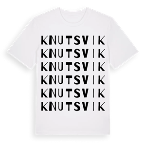 Knutsvik ordlek t-shirt – ekologisk bomull t-shirt från Pinshirt
