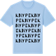 Blue Soul t-shirt med Knype ordlek t-shirt