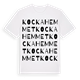 Kockahemmet ordlek t-shirt