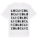 Kockhed ordlek t-shirt