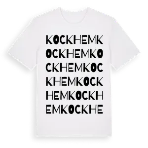 Kockhem ordlek t-shirt – ekologisk bomull t-shirt från Pinshirt