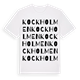 Kockholmen ordlek t-shirt