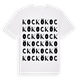 White t-shirt med Kockö ordlek t-shirt