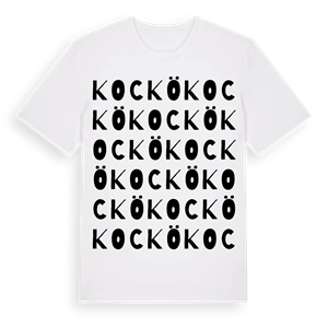Kockö ordlek t-shirt – ekologisk bomull t-shirt från Pinshirt