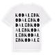 Kodalen ordlek t-shirt