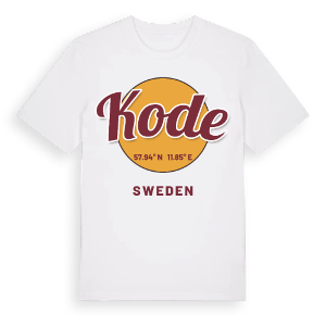 Kode cirkel t-shirt – ekologisk bomull t-shirt från Pinshirt