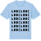 Blue Soul t-shirt med Kode ordlek t-shirt