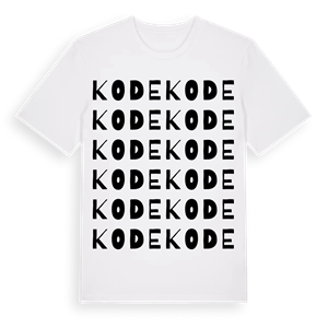 Kode ordlek t-shirt – ekologisk bomull t-shirt från Pinshirt