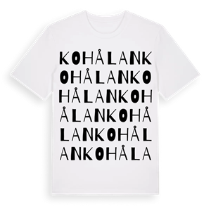 Kohålan ordlek t-shirt – ekologisk bomull t-shirt från Pinshirt
