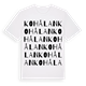 Kohålan ordlek t-shirt