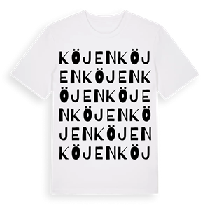 Köjen ordlek t-shirt – ekologisk bomull t-shirt från Pinshirt