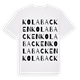 Kolabacken ordlek t-shirt