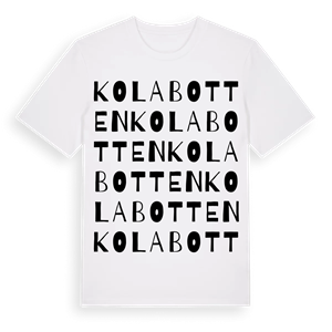 Kolabotten ordlek t-shirt – ekologisk bomull t-shirt från Pinshirt