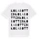 Kolabotten ordlek t-shirt