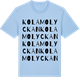 Blue Soul t-shirt med Kolamolyckan ordlek t-shirt
