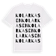 Kolarkasen ordlek t-shirt