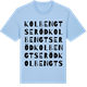 Blue Soul t-shirt med Kolbengtseröd ordlek t-shirt