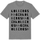 Mid Heather Gray t-shirt med Kolbergshagen ordlek t-shirt