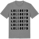 Mid Heather Gray t-shirt med Kolboryd ordlek t-shirt