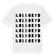 Kolboryd ordlek t-shirt