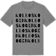 Mid Heather Gray t-shirt med Kolboskogen ordlek t-shirt