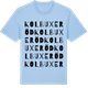 Blue Soul t-shirt med Kolbuxeröd ordlek t-shirt