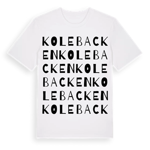 Kolebacken ordlek t-shirt – ekologisk bomull t-shirt från Pinshirt