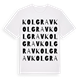 Kolgrav ordlek t-shirt