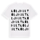 Köljhult ordlek t-shirt