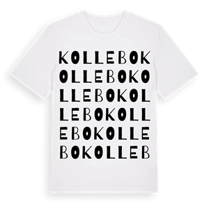 Kollebo ordlek t-shirt – ekologisk bomull t-shirt från Pinshirt