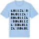 Blue Soul t-shirt med Kollekind ordlek t-shirt
