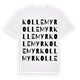 Kollemyr ordlek t-shirt