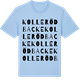 Blue Soul t-shirt med Kolleröd backe ordlek t-shirt