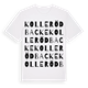 Kolleröd backe ordlek t-shirt