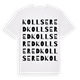 Kollsered ordlek t-shirt