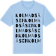 Blue Soul t-shirt med Kolmadsåsen ordlek t-shirt