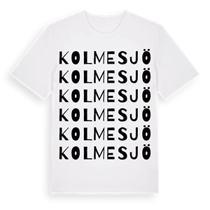 Kolmesjö ordlek t-shirt – ekologisk bomull t-shirt från Pinshirt