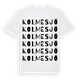 Kolmesjö ordlek t-shirt