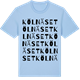 Blue Soul t-shirt med Kölnäset ordlek t-shirt
