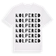 Kolpered ordlek t-shirt