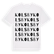 Kolsby ordlek t-shirt