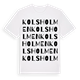 Kolsholmen ordlek t-shirt