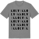 Mid Heather Gray t-shirt med Kolvik ordlek t-shirt
