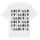 Kolvik ordlek t-shirt