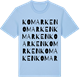 Blue Soul t-shirt med Komarken ordlek t-shirt