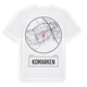 White t-shirt med Komarken t-shirt