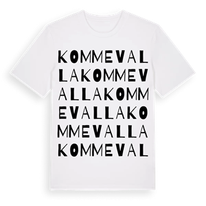 Kommevalla ordlek t-shirt – ekologisk bomull t-shirt från Pinshirt