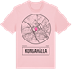 Pink Cotton t-shirt med Kongahälla t-shirt
