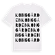 Konggården ordlek t-shirt