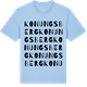Blue Soul t-shirt med Konungsberg ordlek t-shirt